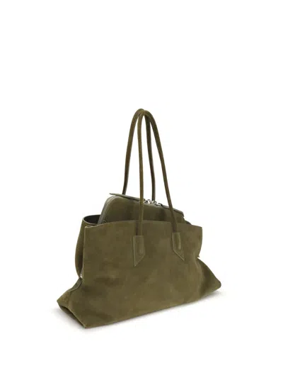 Attico The  Shoulder Bags In Brown