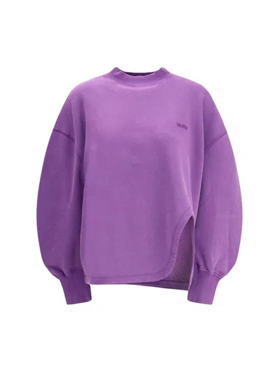 Attico The  Sweatshirts In Purple