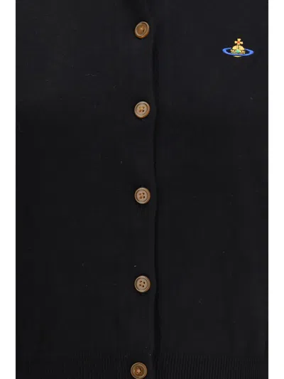 Vivienne Westwood Black Bea Cardigan In Black
