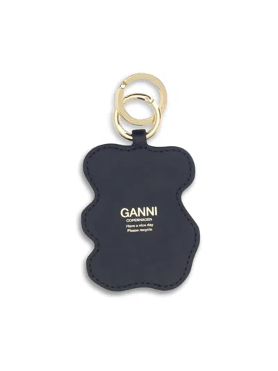 Ganni Women Teddy Bear Keyring In Brown