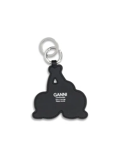Ganni Women Cherry Keyring In Multi