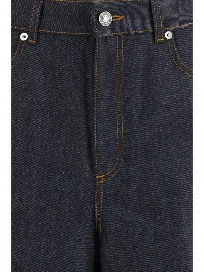 Givenchy Cocoon Cropped Jeans In Blue