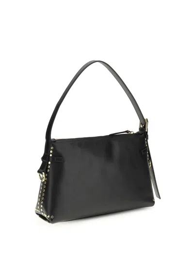 Givenchy Voyou Mini Leather Shoulder Bag Studded In Black