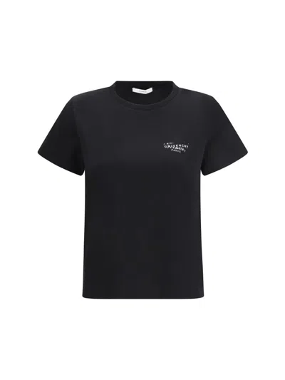 Givenchy Women Cotton T-shirt In Black