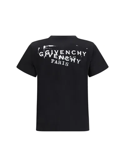 Givenchy Women Cotton T-shirt In Black
