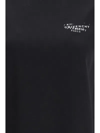 Givenchy Women Cotton T-shirt In Black