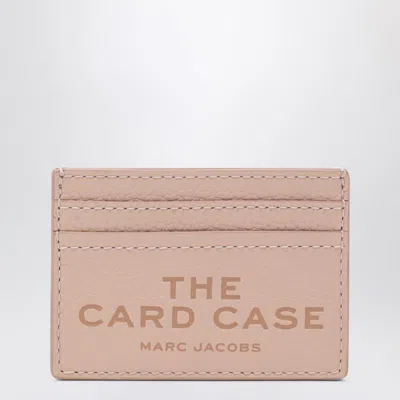 Marc Jacobs The Leather Card Case Wallet In Pink