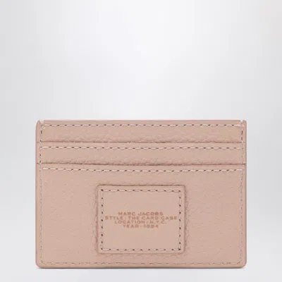 Marc Jacobs The Leather Card Case Wallet In Pink