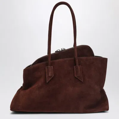 Attico The  La Passeggiata Medium Light Chocolate Bag In Brown