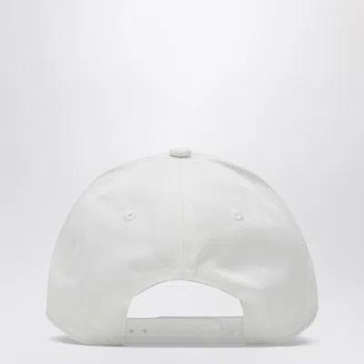 Golden Goose White Baseball Cap With Star Women In Gray