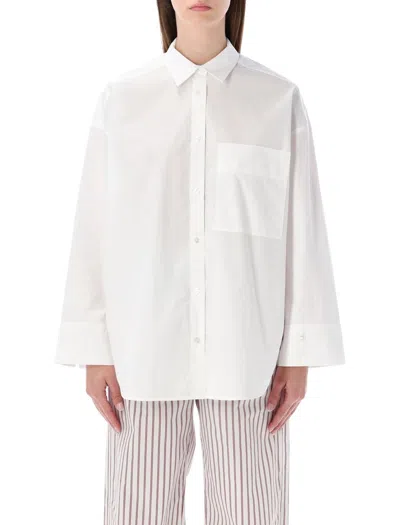 By Malene Birger Derris Oversized Shirt In White