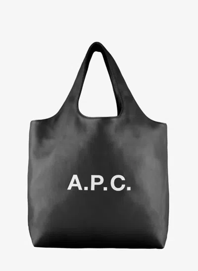 Apc A.p.c. Ninon Canvas Tote Bag In Black