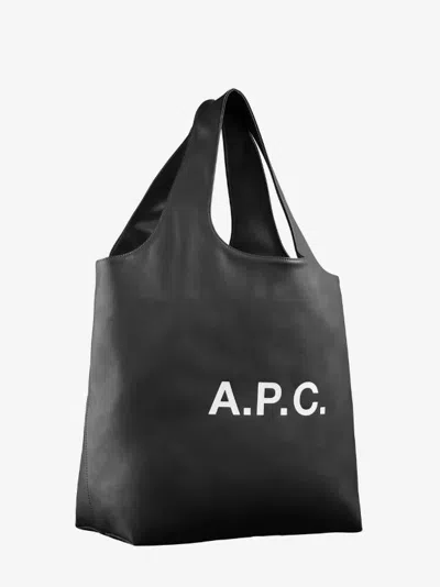 Apc A.p.c. Ninon Canvas Tote Bag In Black