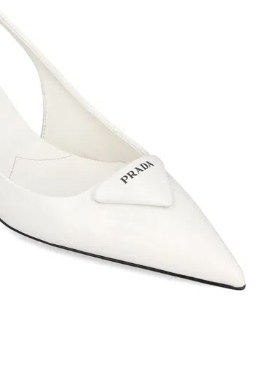Prada Low Shoes In White