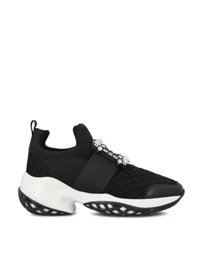 Roger Vivier "viv' Run" Sneaker In Black