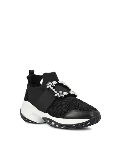 Roger Vivier "viv' Run" Sneaker In Black