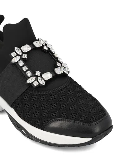 Roger Vivier "viv' Run" Sneaker In Black