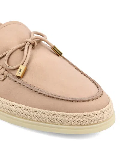 Tod's Low Shoes In Pink