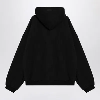 Fear Of God Essential Hoodie With Logo In Black