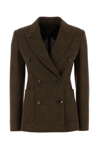 Max Mara Jackets And Vests In Brown