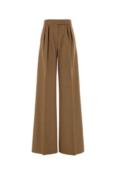 Max Mara Pants In Brown