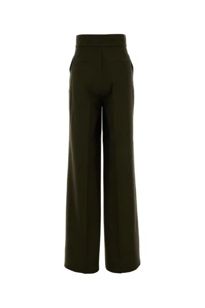 Max Mara Pants In Green