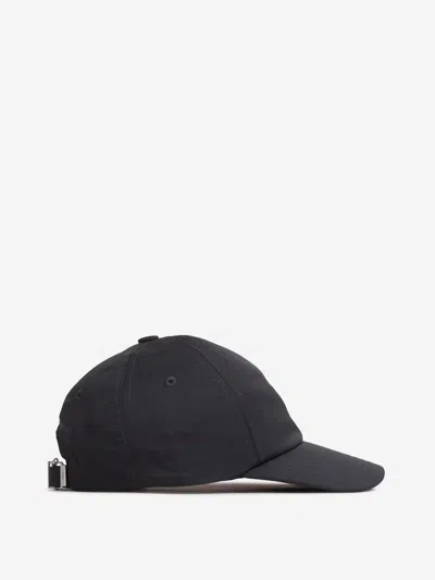 Ami Alexandre Mattiussi Black Nylon Ami De Coeur Stud Cap In Black