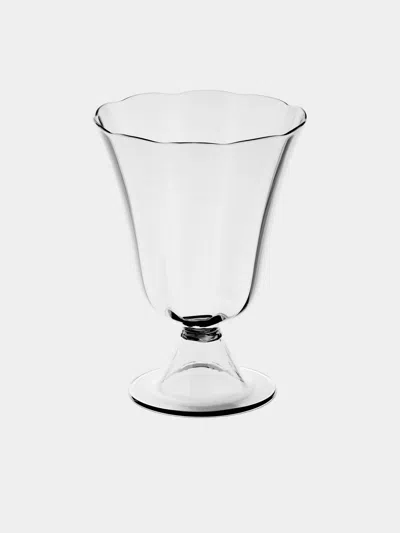 Akua Objects Alban Crystal Poppy Vase (5.5in/14.5cm) In Transparent