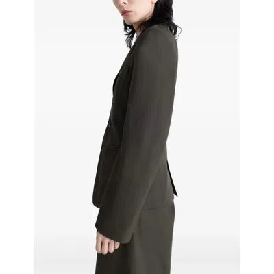 Lemaire Single-breasted Tailored Blazer In Black