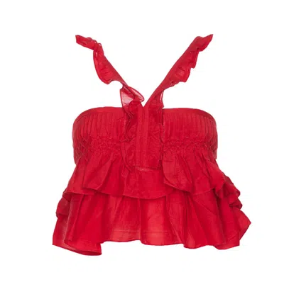 Isabel Marant Étoile Isabel Marant Etoile Women Daliana Top In Red