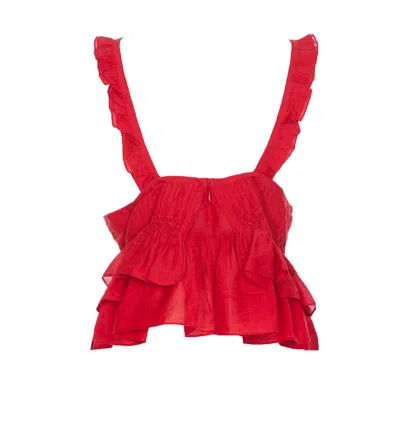 Isabel Marant Étoile Isabel Marant Etoile Women Daliana Top In Red