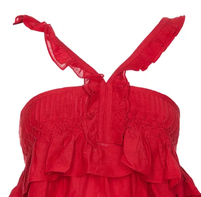 Isabel Marant Étoile Isabel Marant Etoile Women Daliana Top In Red