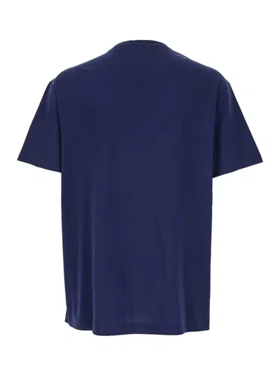 Polo Ralph Lauren Crew Neck Short Sleeves In Blue
