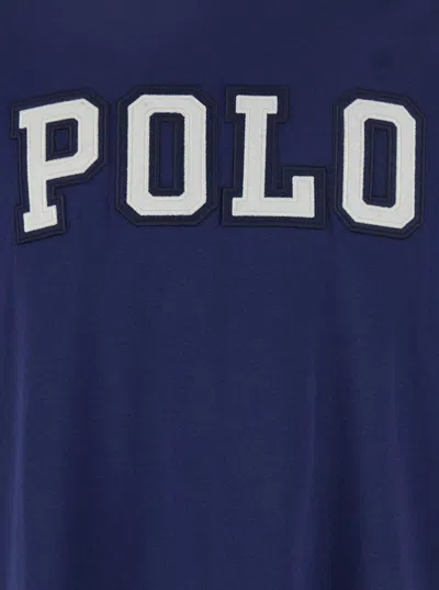 Polo Ralph Lauren Crew Neck Short Sleeves In Blue