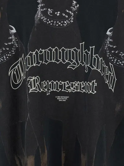 Represent Men's Thoroughbred T-shirt In Black