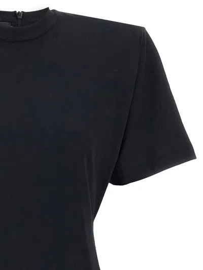 Pinko 'grady' Dress With Short Sleeves And Belted Waist In Black