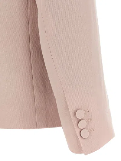 Dries Van Noten Tailored Blazer Notch Lapel In Pink