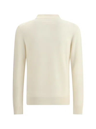Zegna Cashmere Polo In White