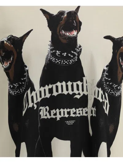 Represent Cotton Thoroughbred Oversized T-shirt In Neutral