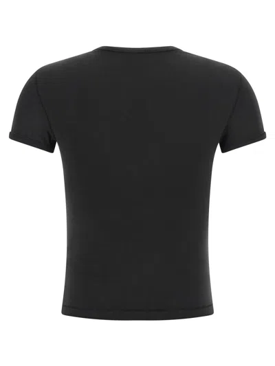 Diesel Uncutieslong-od T-shirt In Black
