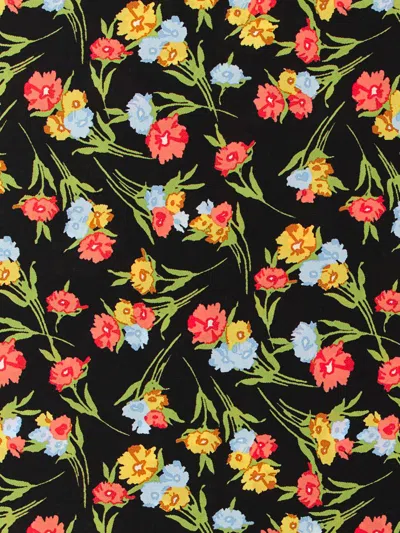 Valentino Apres Lhivier Print Scarf In Orange