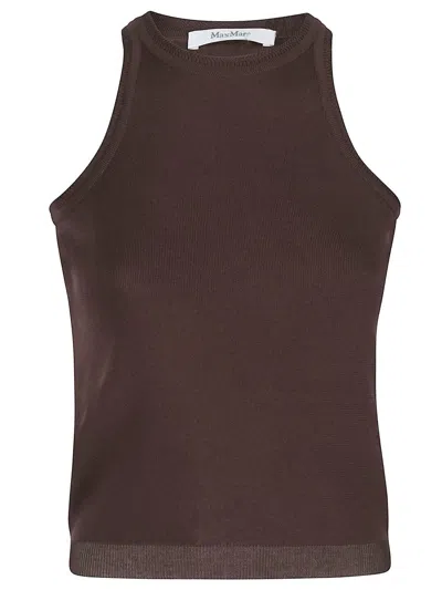 Max Mara Tops In Brown