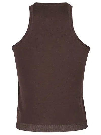 Max Mara Tops In Brown