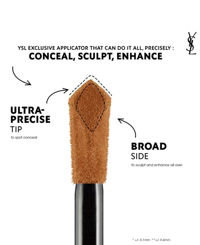 Saint Laurent All Hours Precise Angles Full-coverage Concealer In Brown