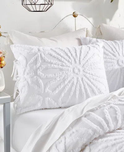 Peri Home Chenille Medallion 3-pc. Comforter Set, Full/queen In White