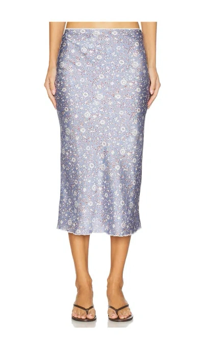 Tropic Of C Cover Up Skirt In Blue