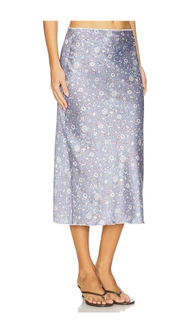 Tropic Of C Cover Up Skirt In Blue