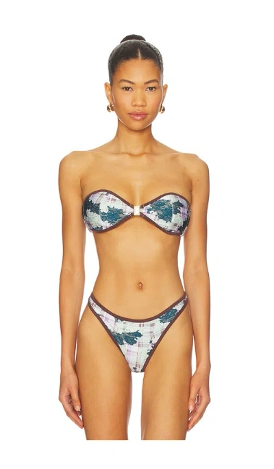Fae Tallara Bandeau Bikini Top In Multi
