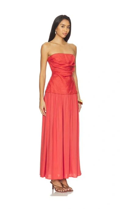 Faithfull The Brand Hedy Maxi Dress In Pink