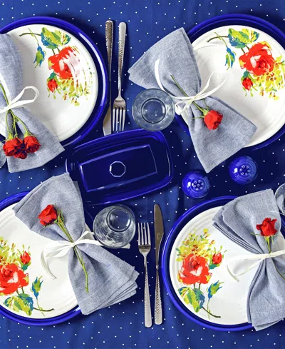 Fiesta Extra Large Covered Butter Dish In Purple